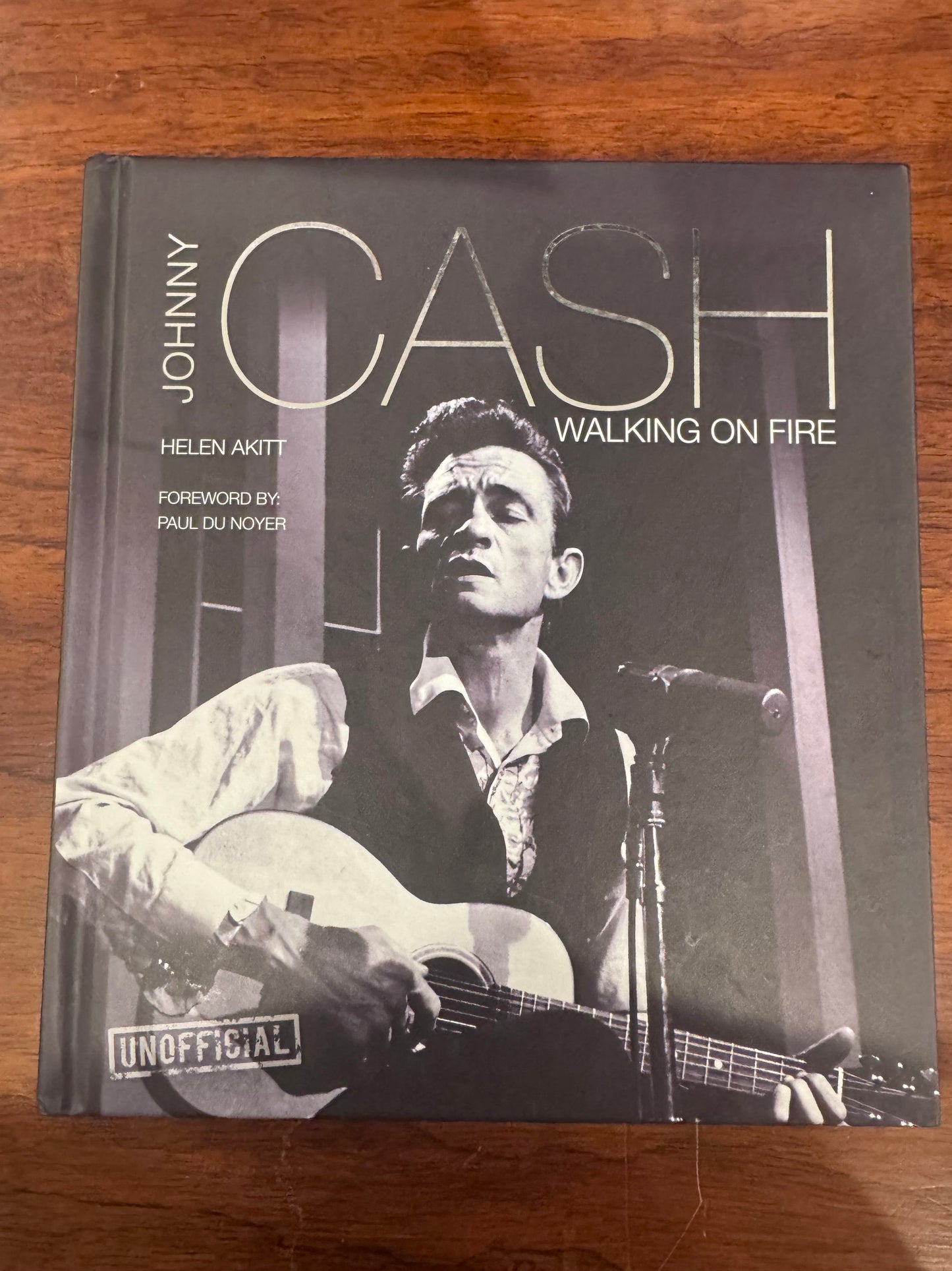 Johnny Cash Walking on Fire. Helen Akitt. 2015.