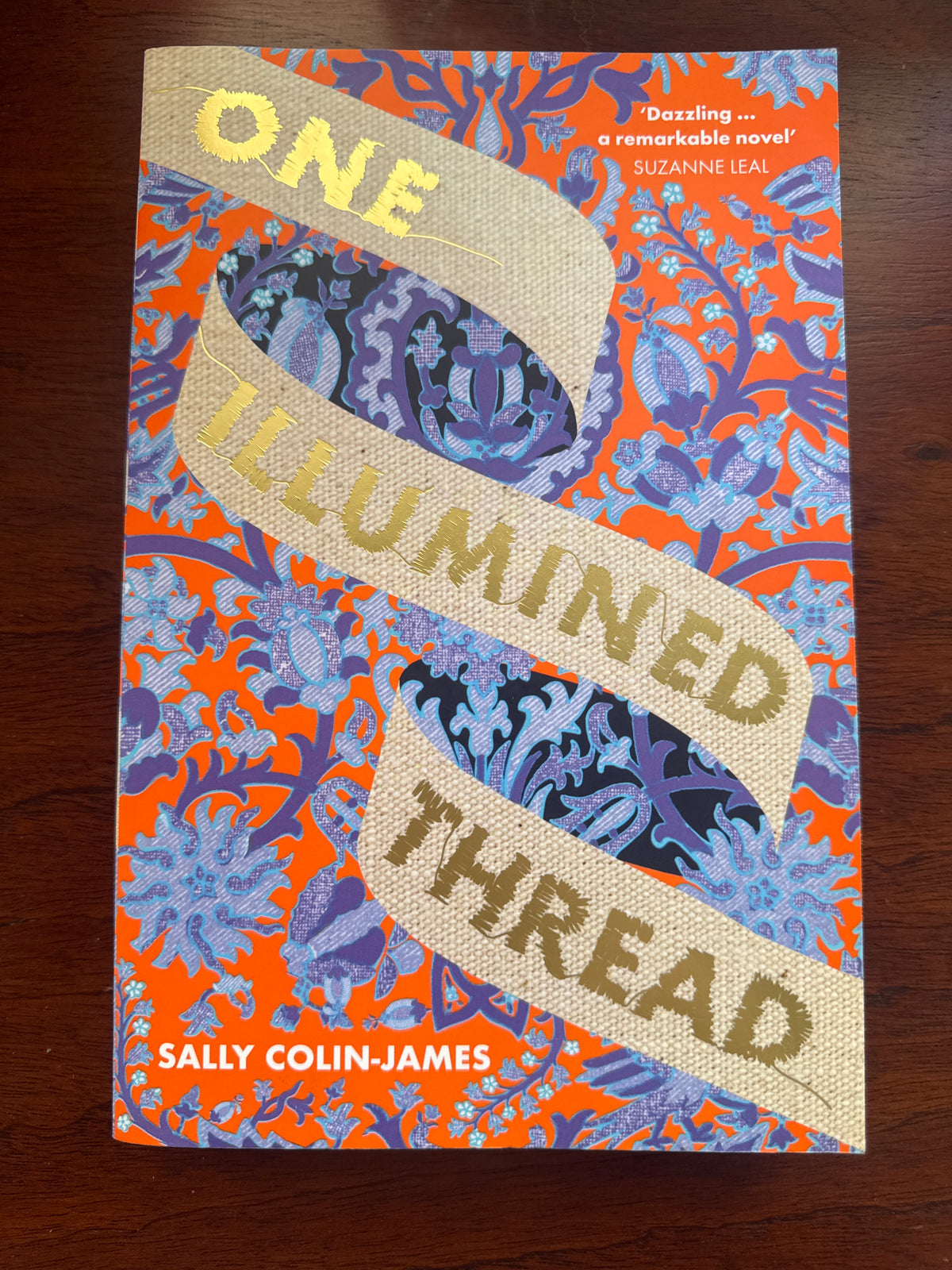 One illumined thread. Sally Colin-James. 2023.