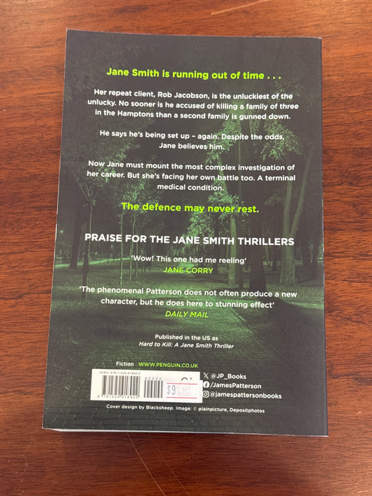 8 Months left. James Patterson & Mike Lupica. 2024.