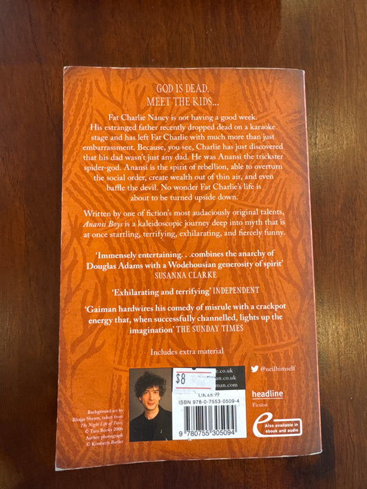Anansi Boys. Neil Gaiman. 2013.