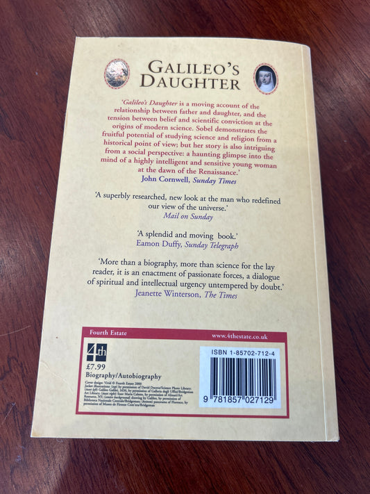 Galileo’s daughter: a drama of science, faith and love. Dava Sobel. 2000.