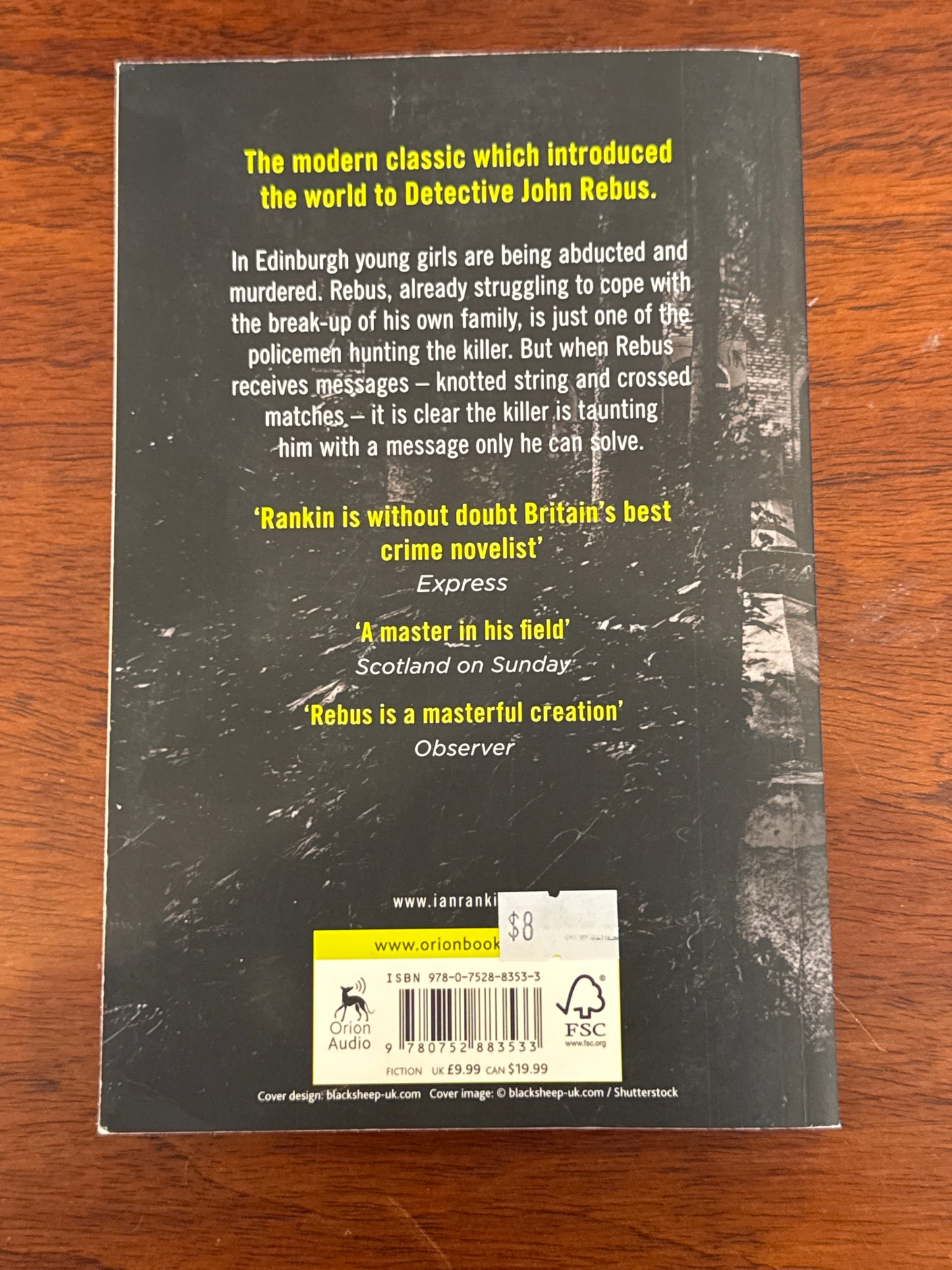 Knots and crosses. Ian Rankin. 2011.