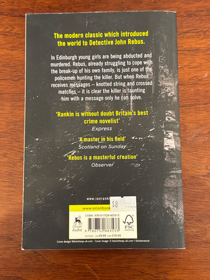 Knots and crosses. Ian Rankin. 2011.