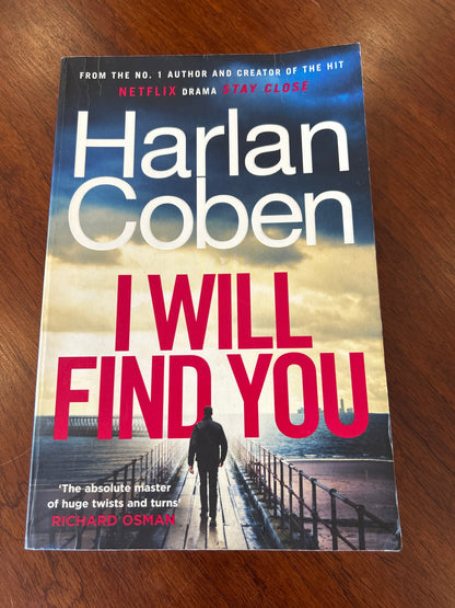 I will find you. Harlan Coben. 2023.