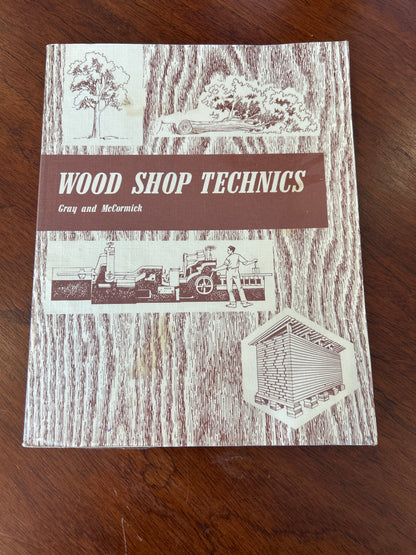 Wood shop technics. T. A. Gray and T. McCormick. 1984.