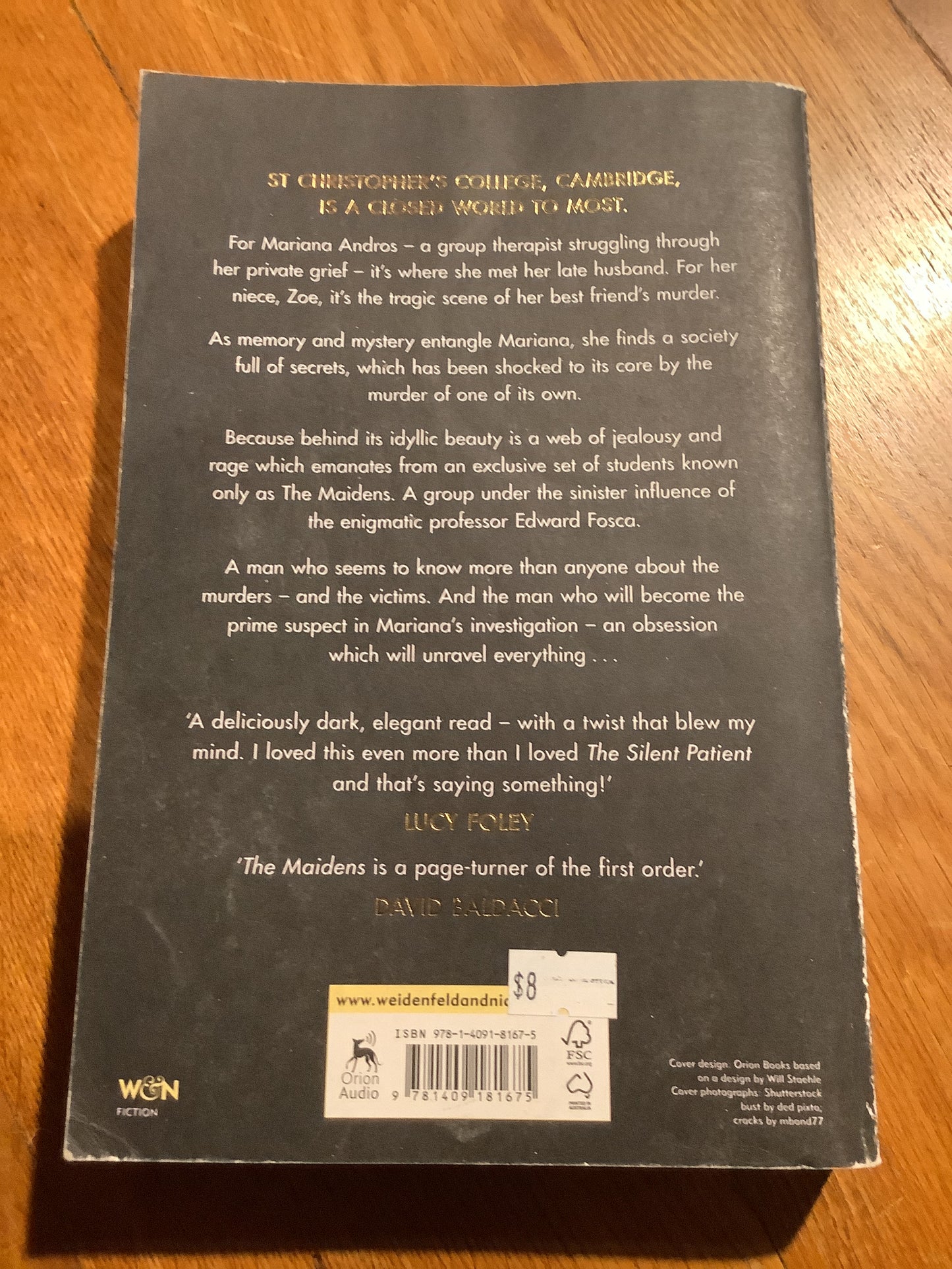 The Maidens. Alex Michaelides. 2021.
