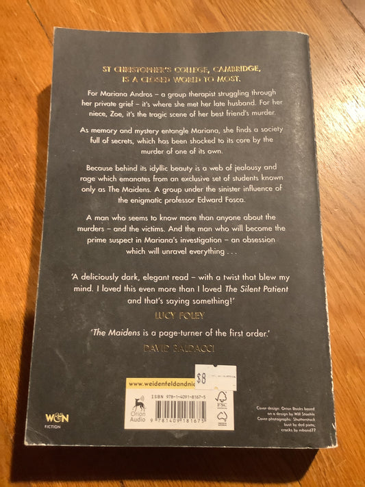 The Maidens. Alex Michaelides. 2021.