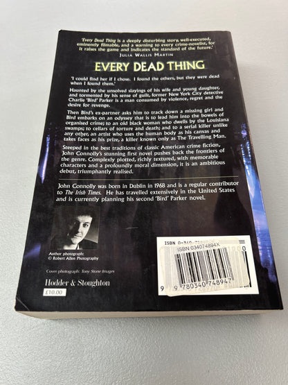 Every dead thing. John Connolly. 1999.