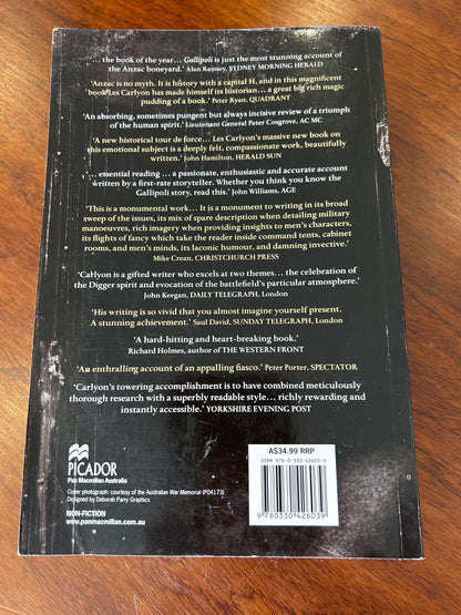 Gallipoli. Les Carlyon. 2010.