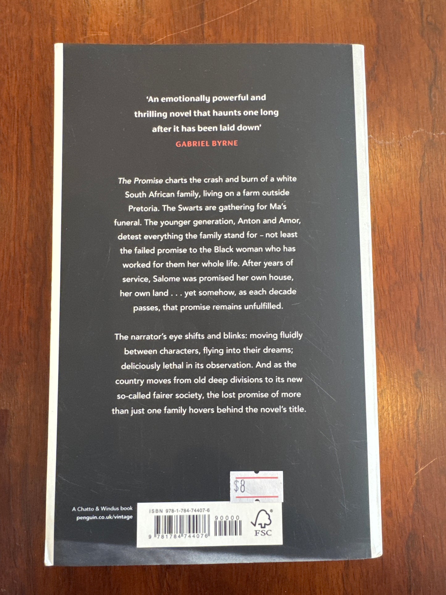 The Promise. Damon Galgut. 2021.