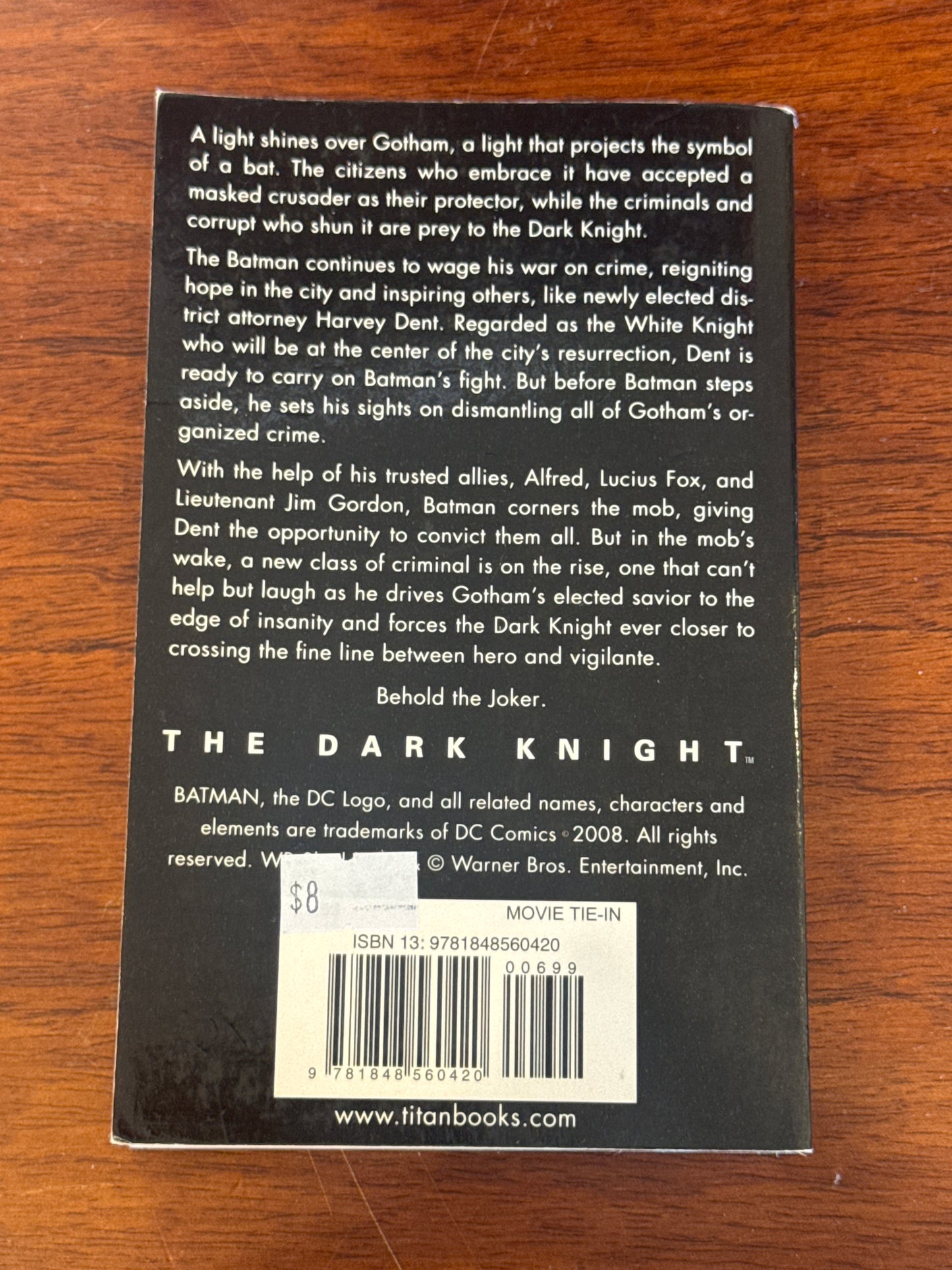 Dark knight. Dennis O’Neil. 2008.