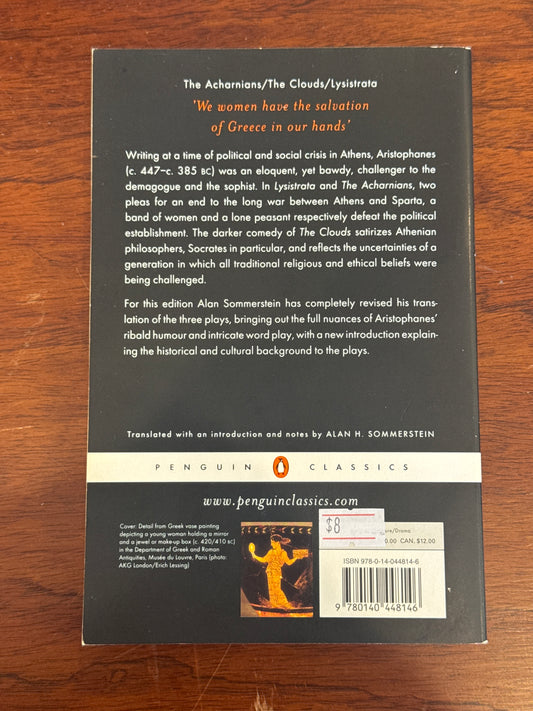 Lysistrata and Other Plays. Aristophanes. 2002.
