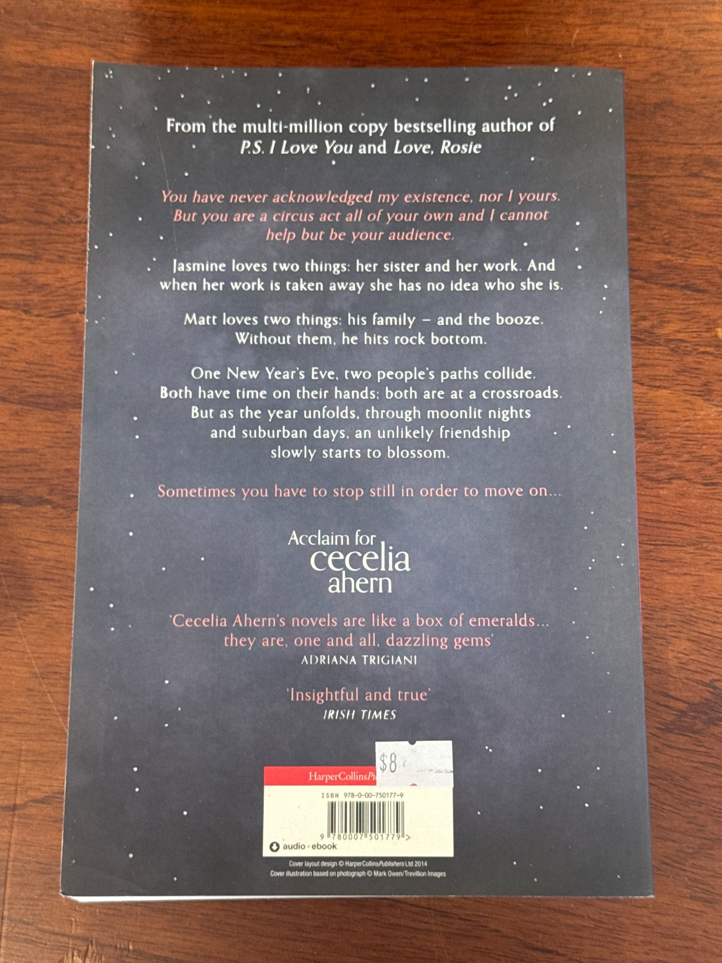 Year I met you.  Cecelia Ahern. 2014.