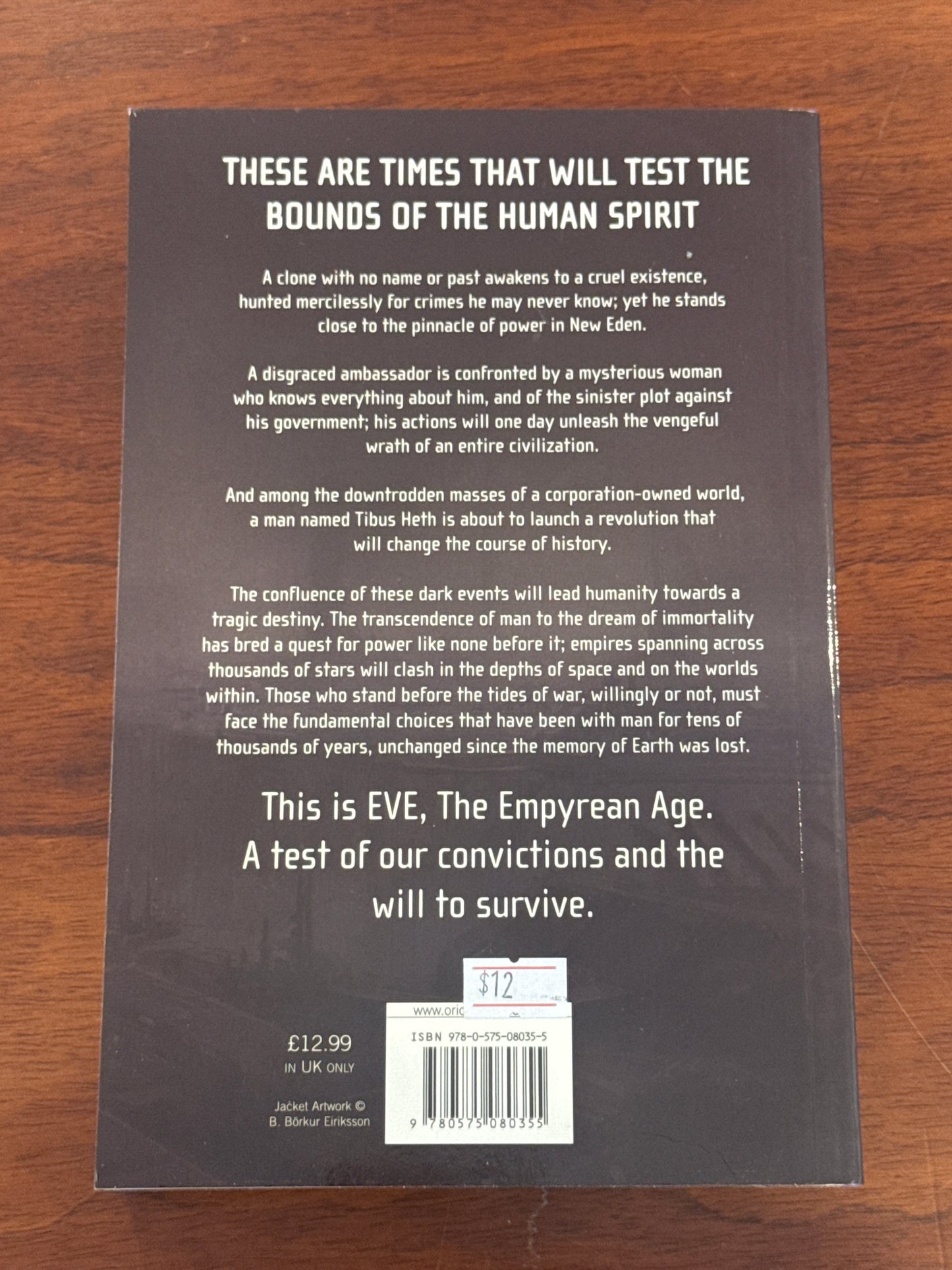 Eve the Empyrean Age. Tony Gonzales. 2008.