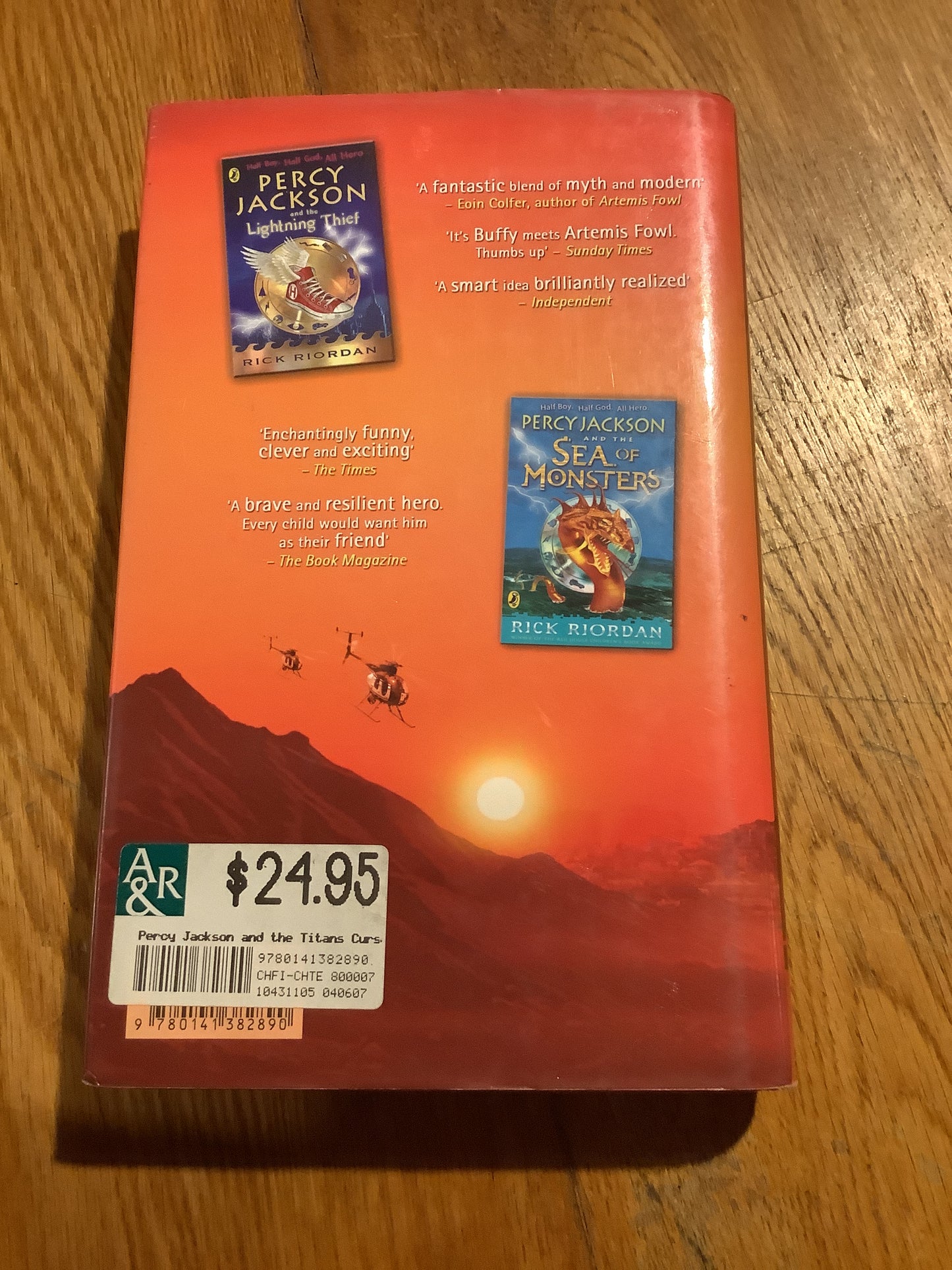 Percy Jackson and the Titan's curse. Rick Riordan. 2007.