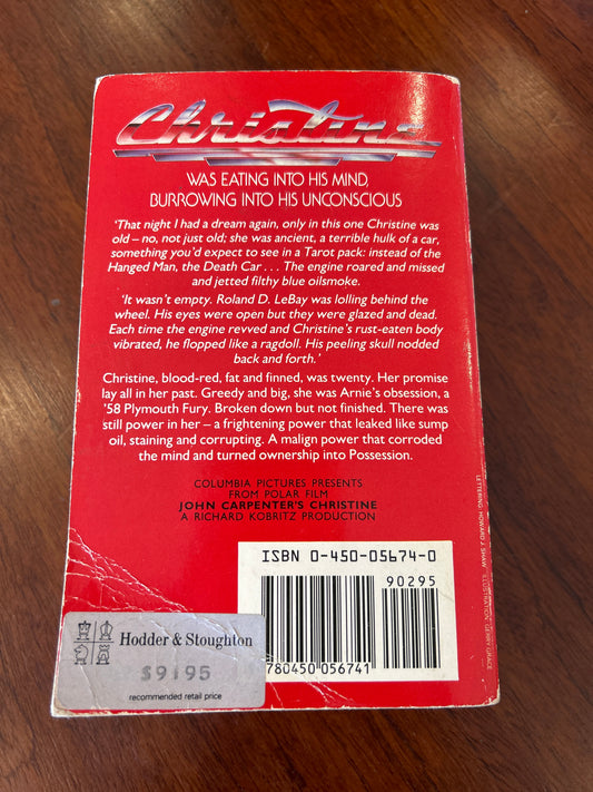 Christine. Stephen King. 1983.