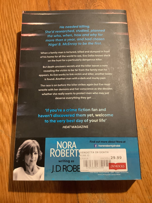 Vendetta in death. J. D. Robb. 2019.