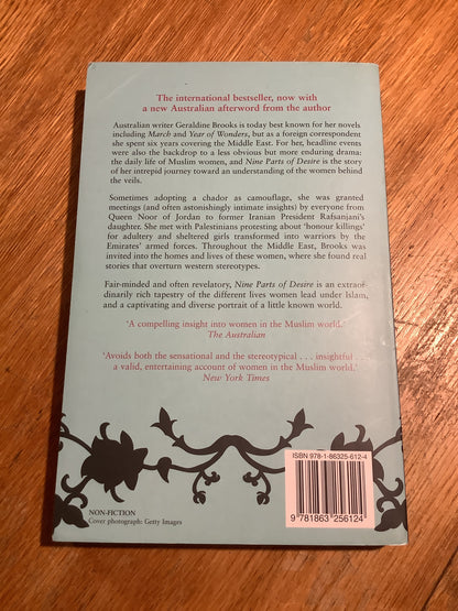 Nine parts of desire: the hidden world of Islamic women. Geraldine Brooks. 2008.