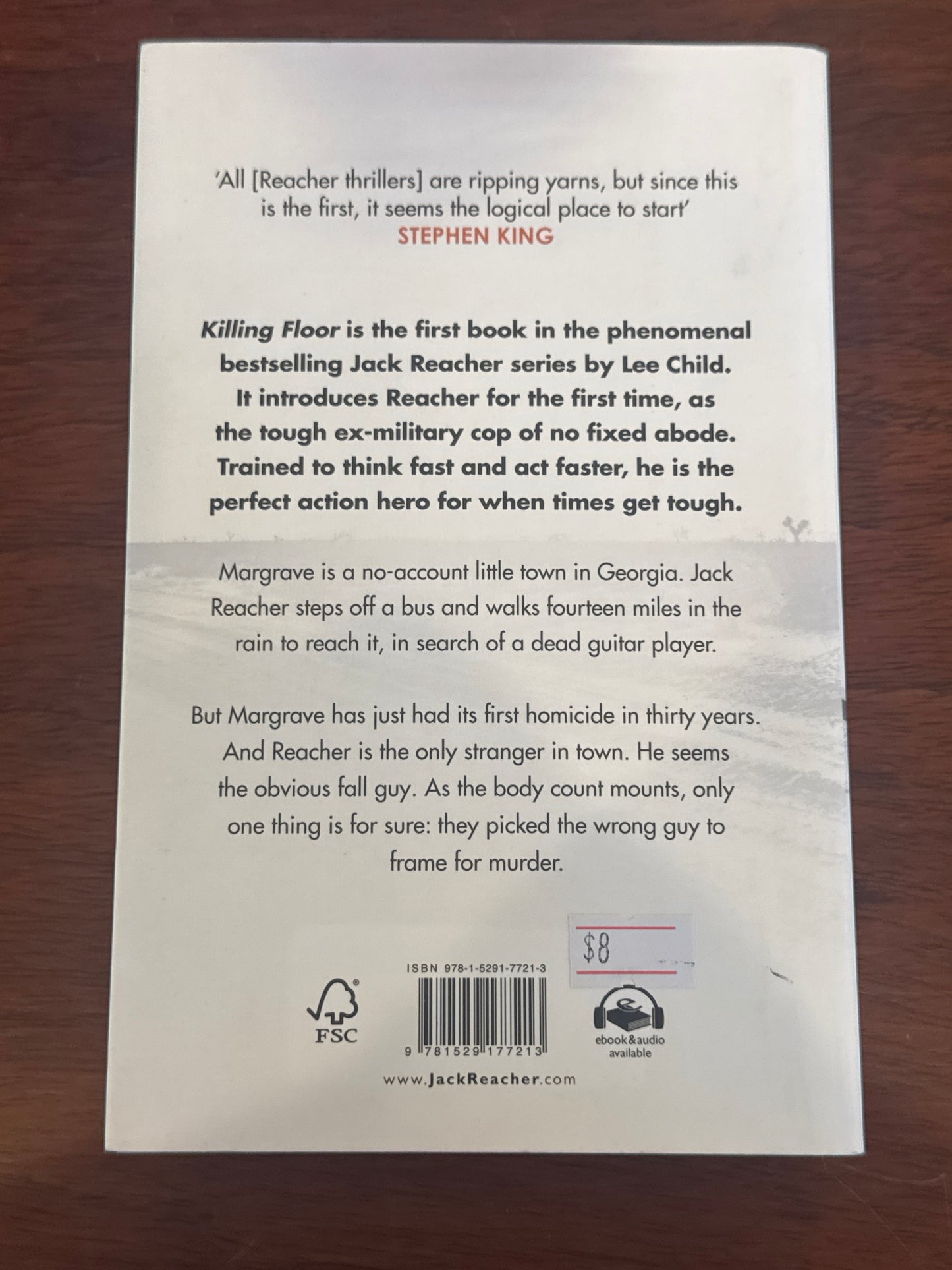 Killing floor. Lee Child. 2022.