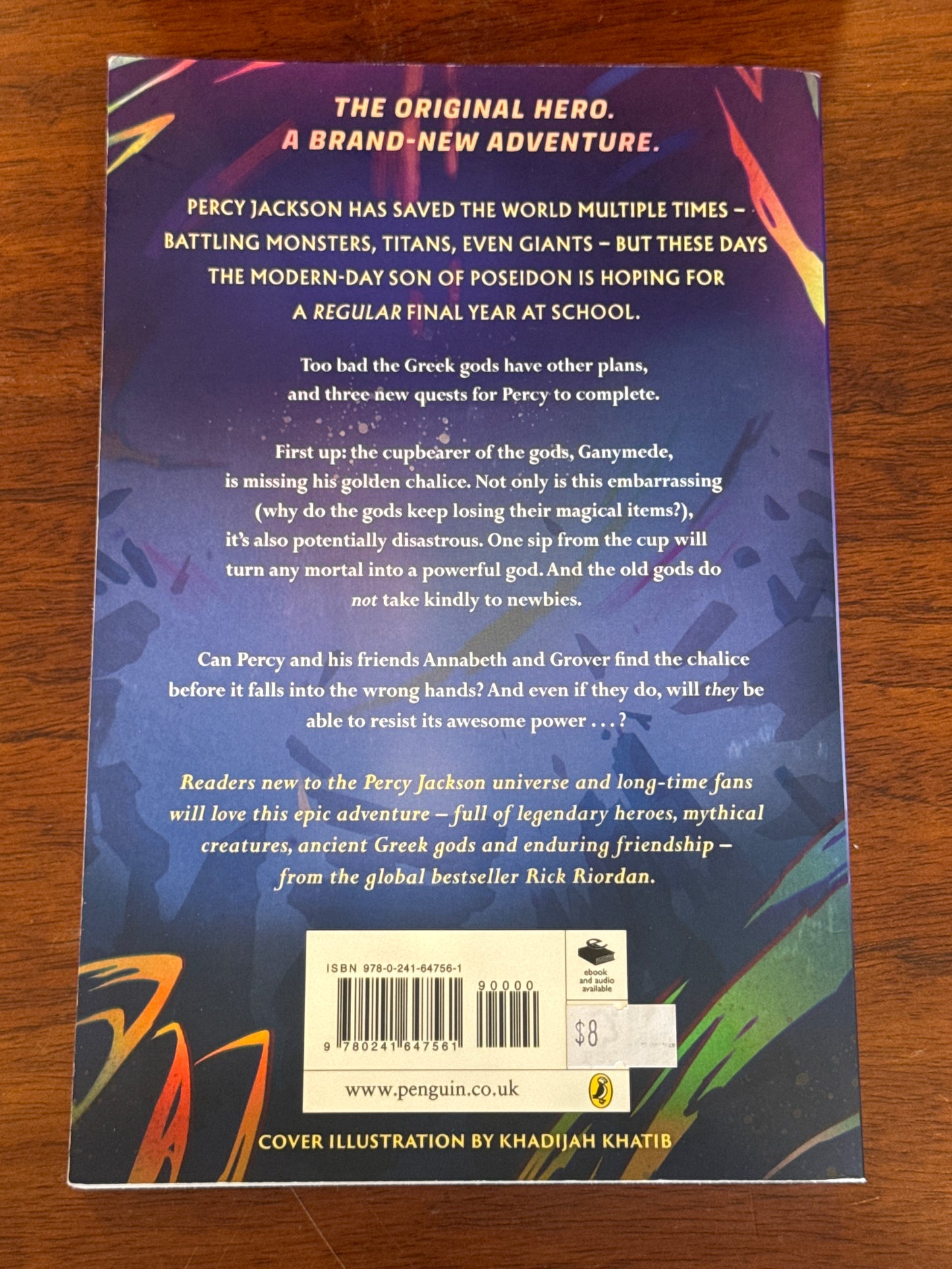 Chalice of the gods. Rick Riordan. 2023.