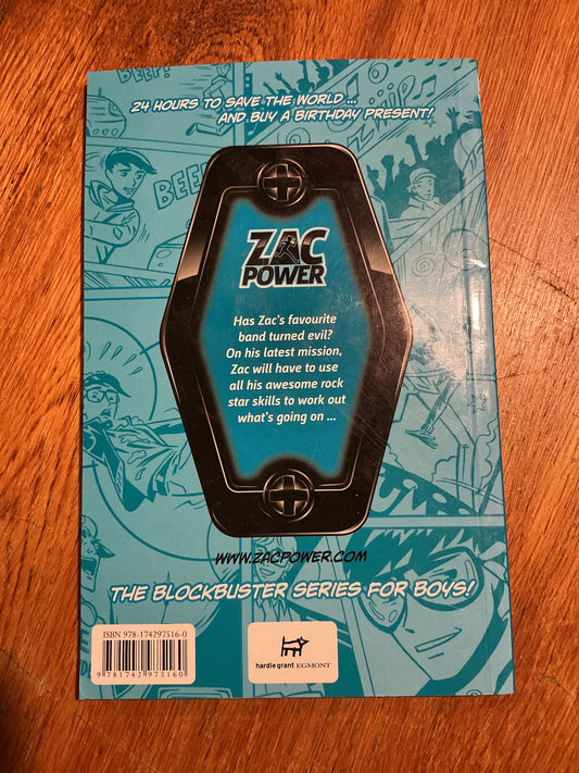 Zac Power: shock music. H. I. Larry. 2013.