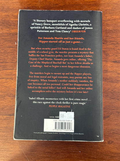 Ripper. Isabel Allende. 2015.