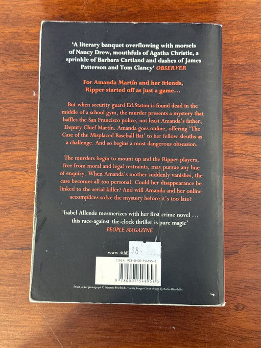 Ripper. Isabel Allende. 2015.
