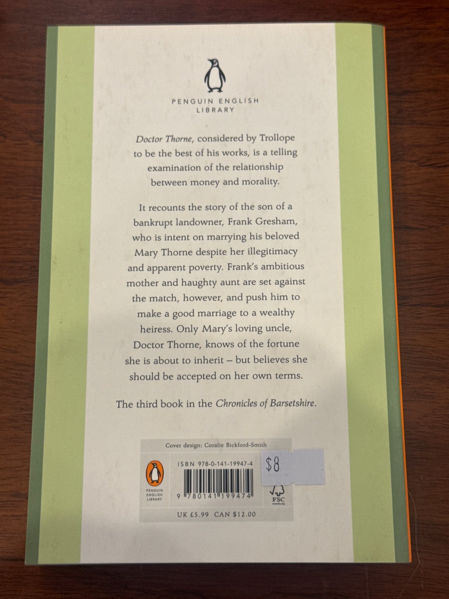 Doctor Thorne. Anthony Trollope. 2012.