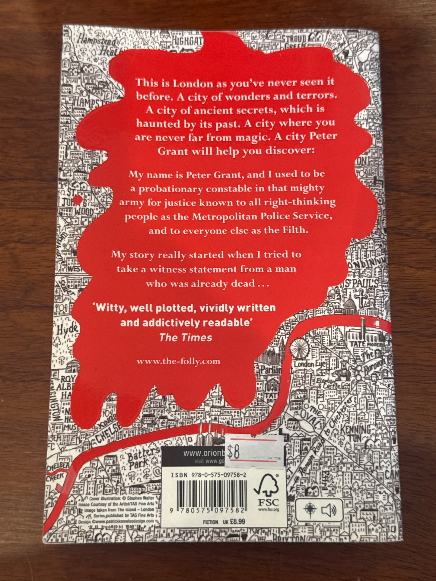 Rivers of London. Ben Aaronovitch. 2011.