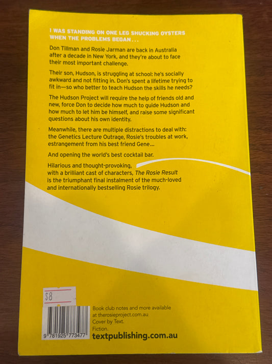 Rosie result. Graeme Simsion. 2019.
