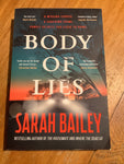 Body of lies. Sarah Bailey. 2024.