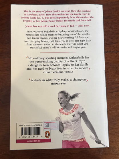 Unbreakable. Jelena Dokic and Jessica Halloran. 2018.