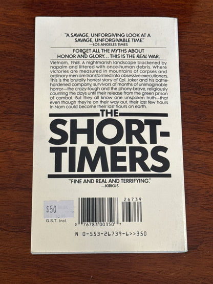 Short-timers. Gustav Hasford. 1987.