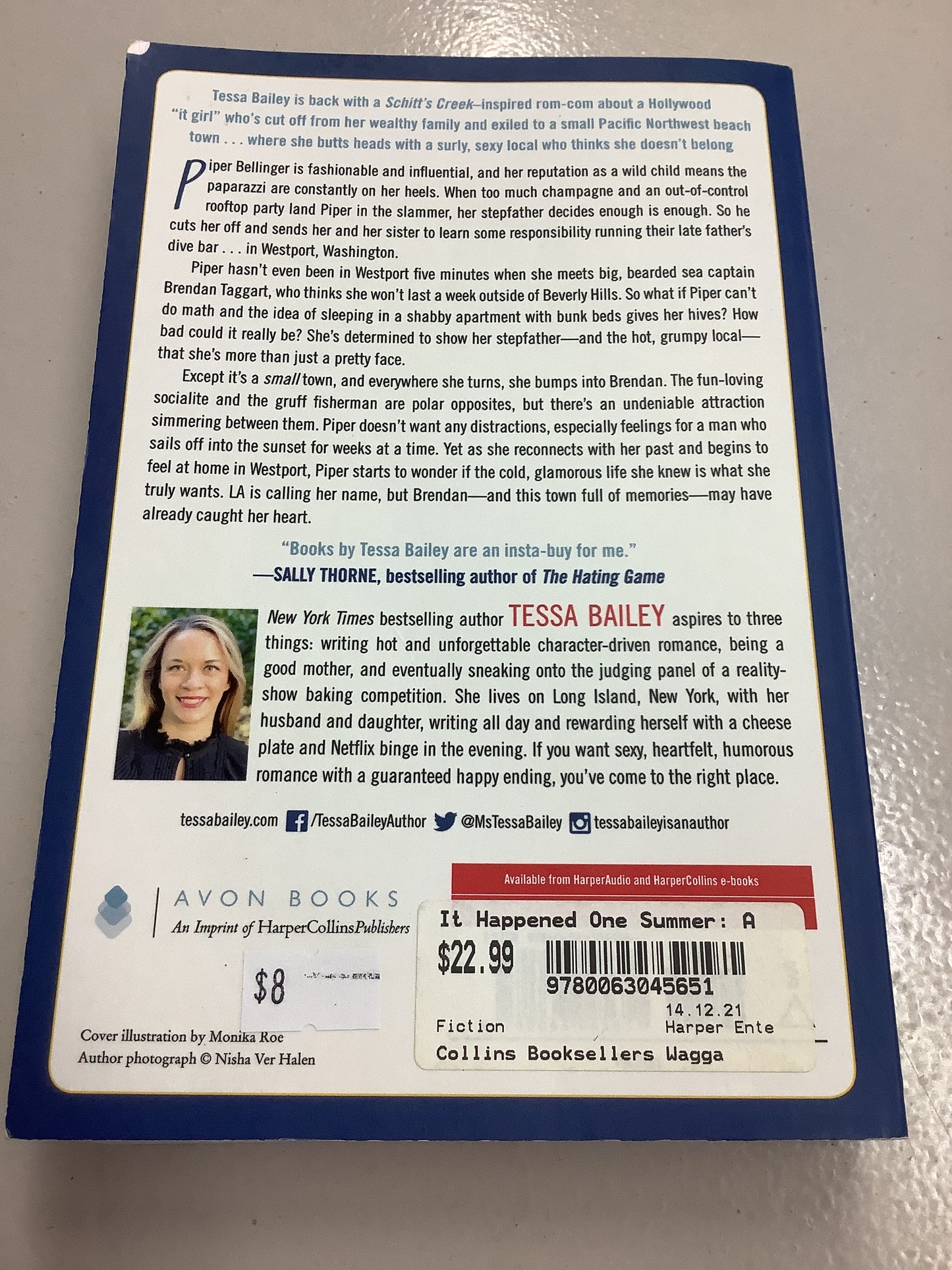 It happened one summer. Tessa Bailey. 2021.