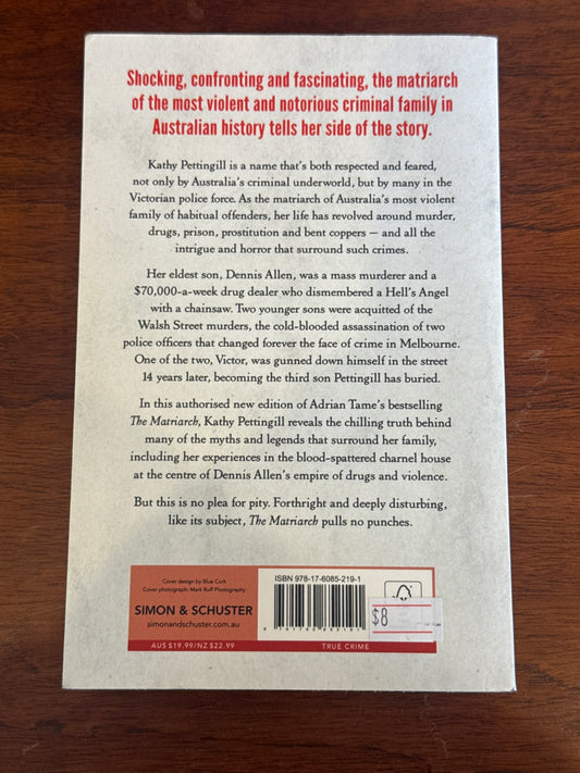 Matriarch the story of ‘Granny Evil’ Kathy Pettingill. Adrian Tame. 2019.