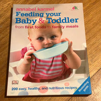 Feeding your baby and toddler: the complete cookbook and nutrition guide. Annabel Karmel. 2010.
