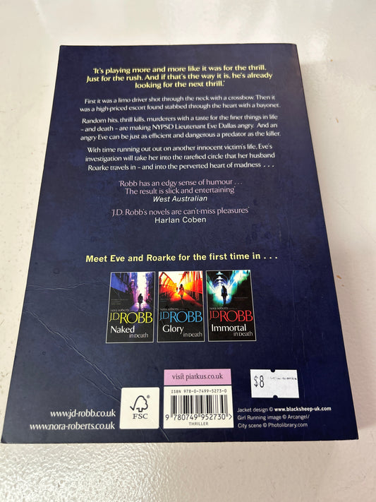 Indulgence in death. J.D. Robb. 2010.