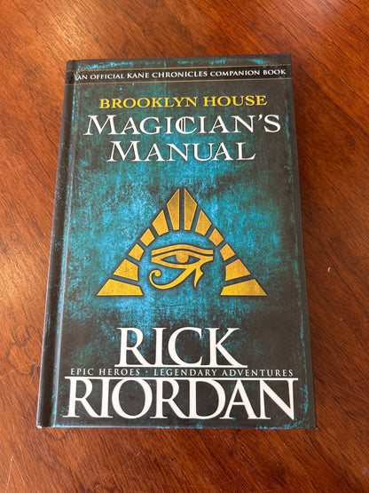 Brooklyn House magician’s manual. Rick Riordan. 2018.