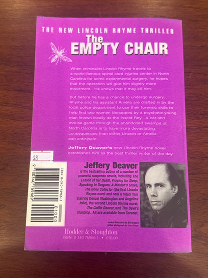 Empty chair. Jeffrey Deaver. 2000.
