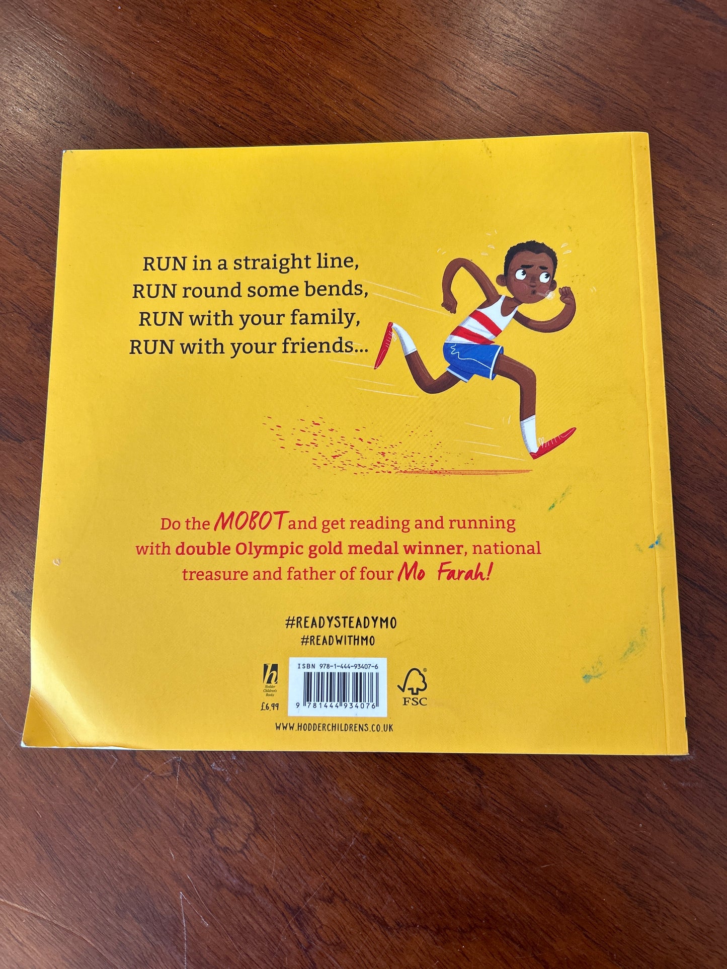Ready, steady Mo! Mo Farah, Kes Gray & Marta Kissi. 2016.
