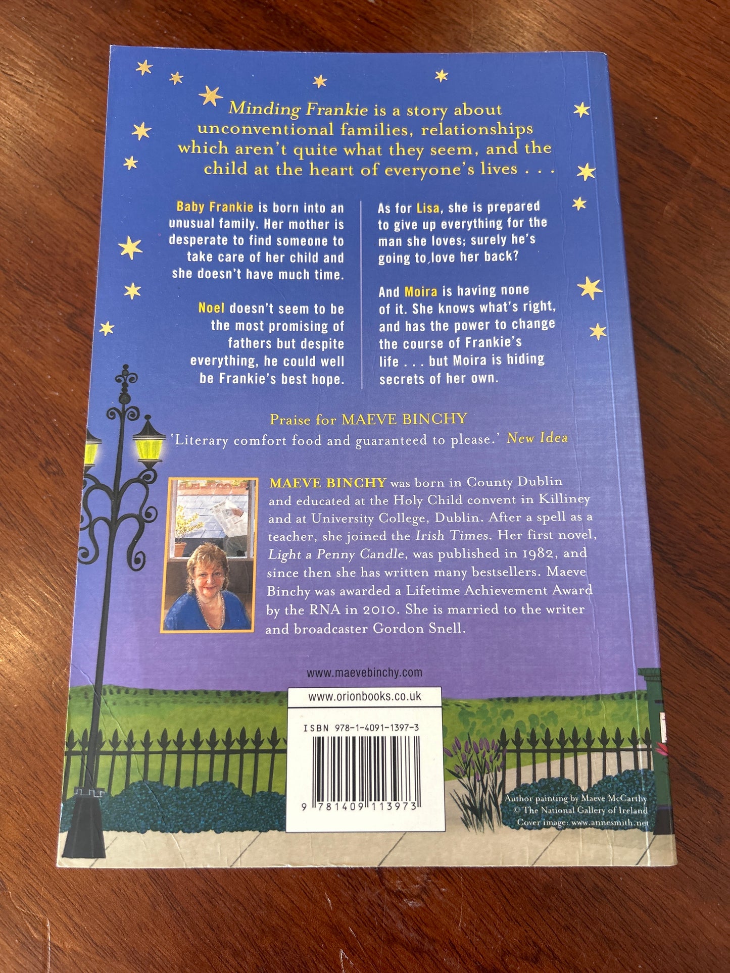 Minding Frankie. Maeve Binchy. 2010.