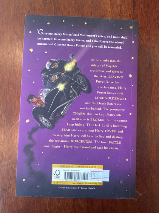 Harry Potter & the deathly hallows. J.K. Rowling.