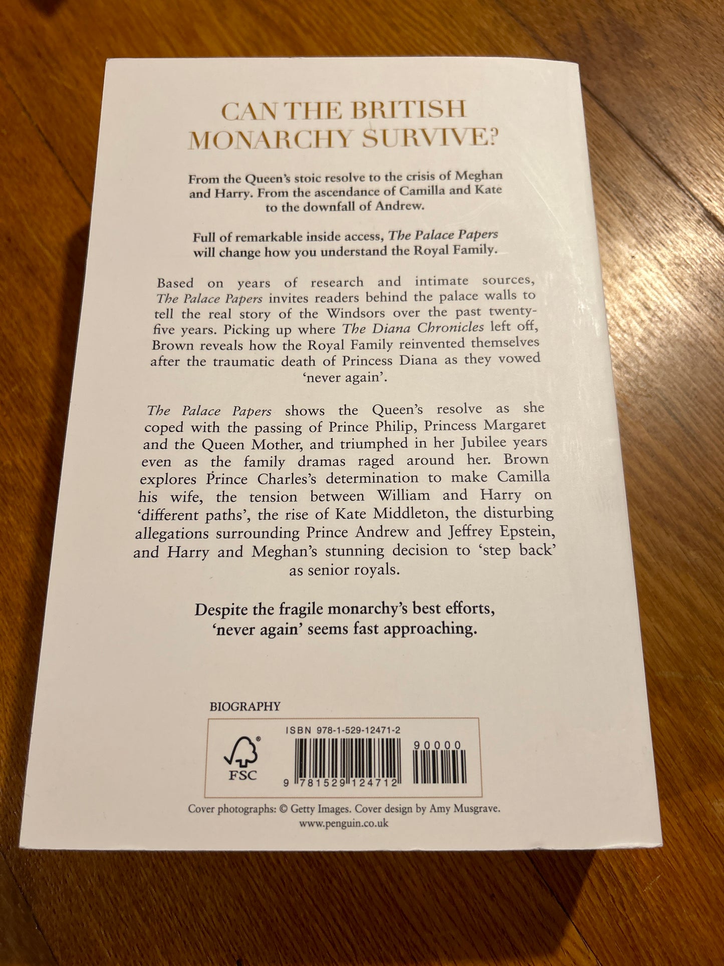 Palace papers: inside the House of Windsor: the truth and the turmoil. Tina Brown. 2022.