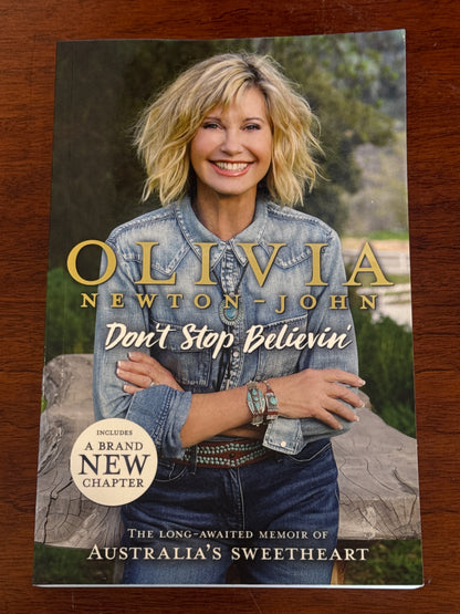 Don't stop believin'. Olivia Newton-John. 2019.