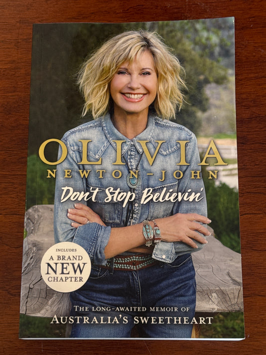 Don't stop believin'. Olivia Newton-John. 2019.