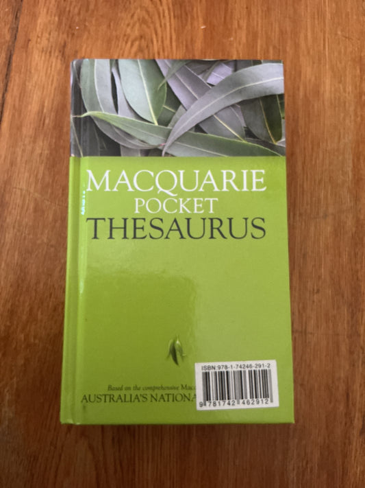 Macquarie pocket thesaurus. Richard Tardif. 2023.