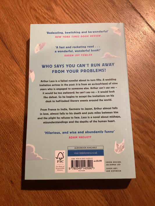 Less. Andrew Sean Greer. 2017.