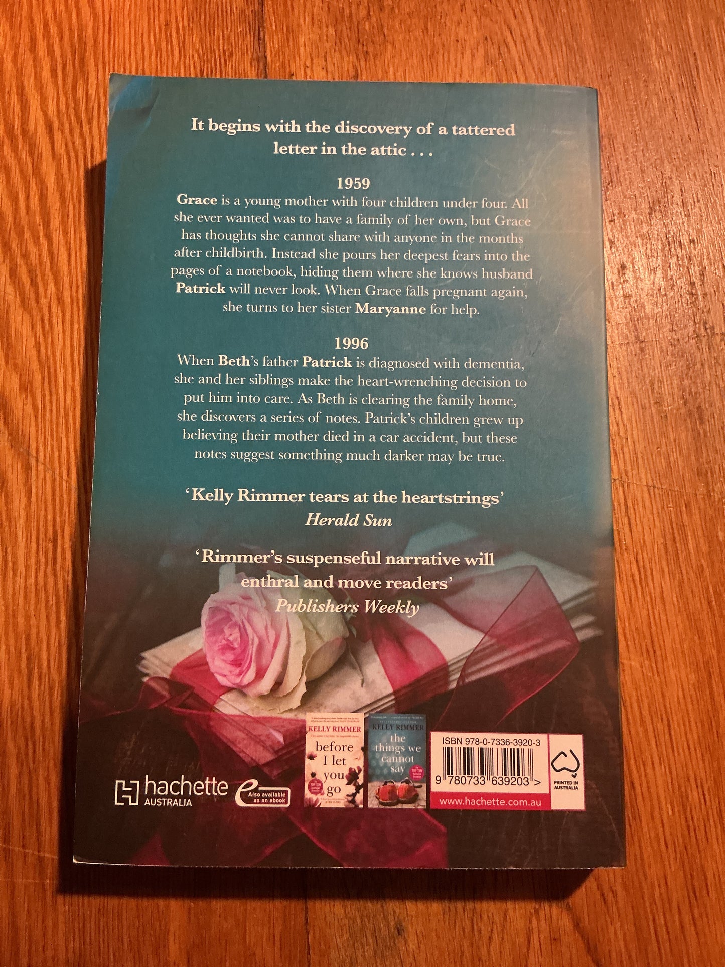 Truths I never told you. Kelly Rimmer. 2020.