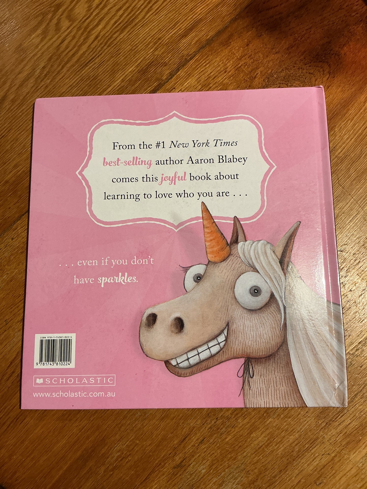 Thelma the unicorn. Aaron Blabey. 2016.