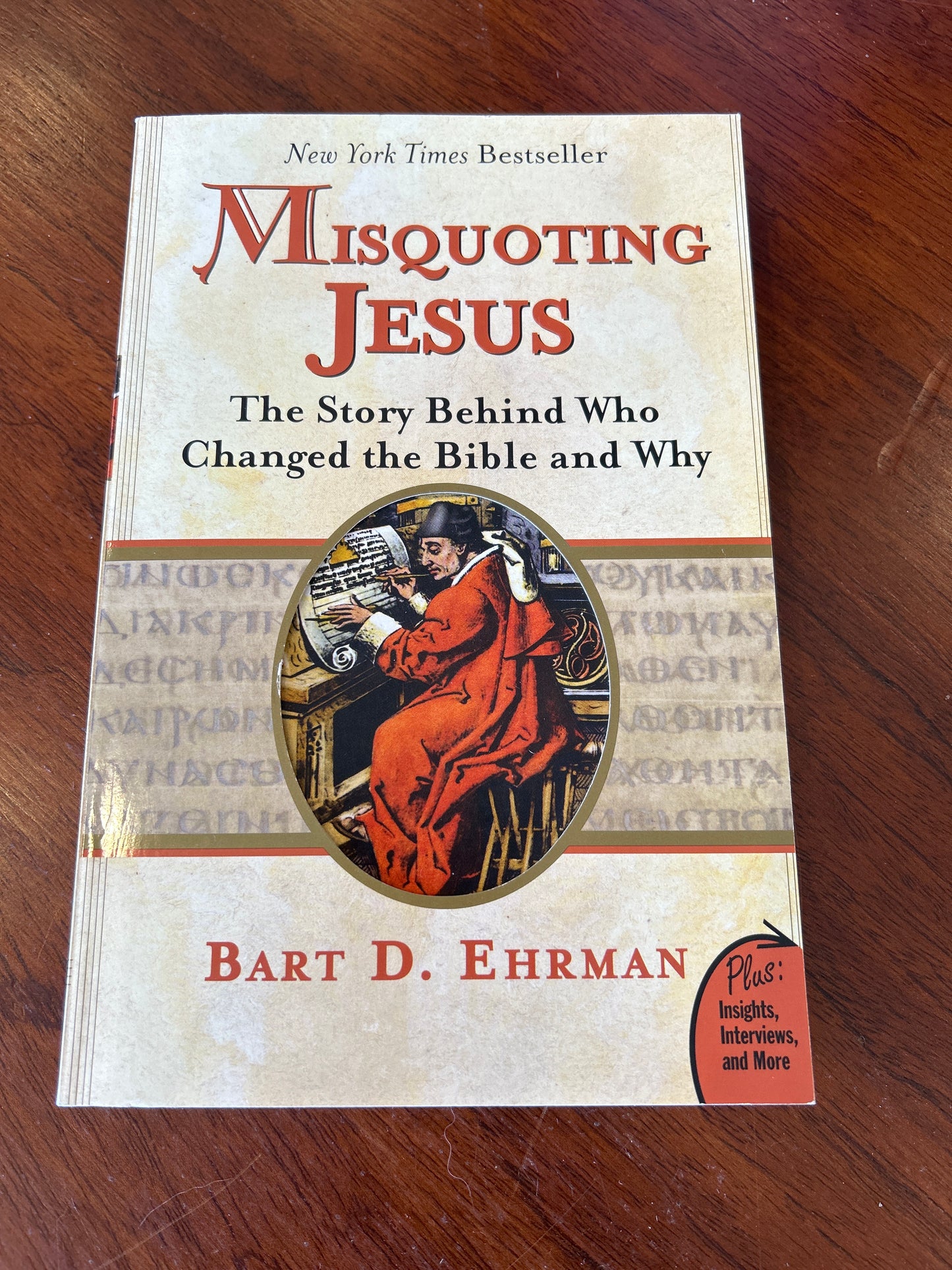 Misquoting Jesus: the story behind who changed the Bible and why. Bart Ehrman. 2005.